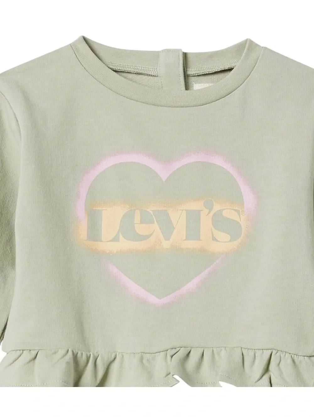 Levi's Baby Girls' Long Sleeve T-shirt and Jeans 2-piece Set - 9M